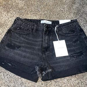 KanCan Distressed shorts